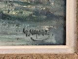une image représentant un tableau où l'on voit une vague déferler sur le rivage