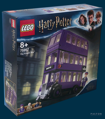 a box of lego harry potter ' s double decker bus