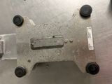 a close up of a piece of metal on a table