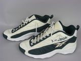 reebok men ' s white and black athletic shoes size 9 5