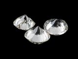 three diamonds on a black background with a black background