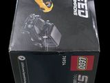 a black box with a yellow car inside of it