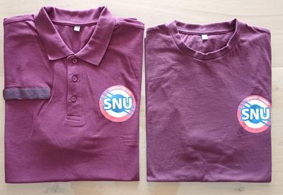 1 tee-shirt + 1 polo SNU pour encadrants.