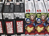 a lot of boxes of marvel comics on the shelf