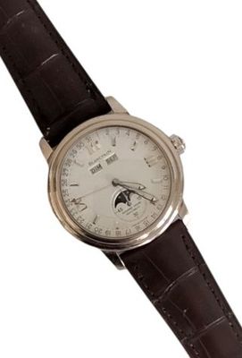 an image of a close up of a watch on a white background
