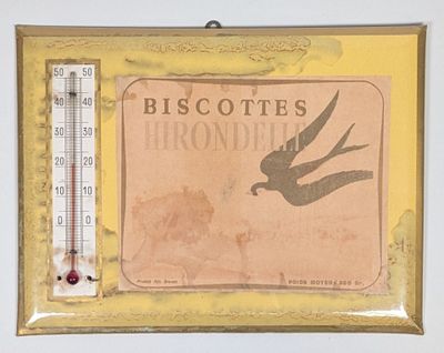 une image représentant un thermomètre sur lequel figure l'image d'un oiseau