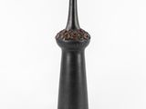 an image of a black vase on a white background