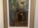 a picture of a picture of a bear in a cave