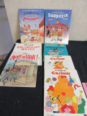 Lot DE Bandes Dessinees Dont Casimir, Sarkozix, Cabus,…