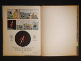 an open book with a picture of a man on it