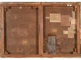 an old piece of luggage that has been left on the floor
