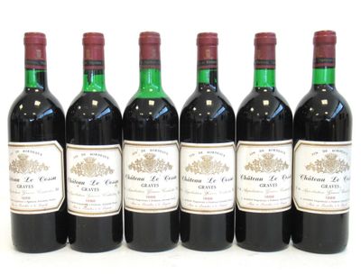 6 Blles CH. LE COSSU Graves 1988 - Photo 1