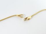an image of a gold chain with a clasp on a white background