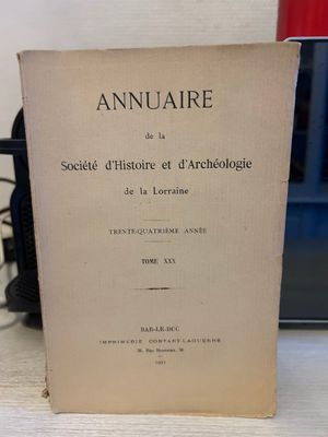 COLLECTIF - Annuaire de la société d'histoire et d'archéolog…