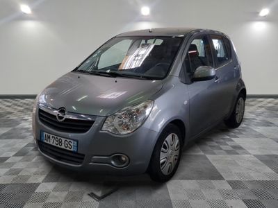 a picture of a small car parked in a garage