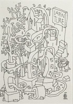 une image d'un dessin en noir et blanc d'un groupe de personnes