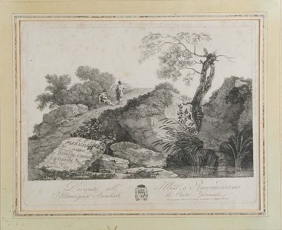 Gravure italienne en noir