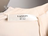 lanvin paris beige top with white label