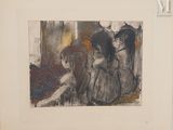 une image représentant un dessin d'un groupe de femmes assises sur un canapé
