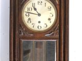 a clock that is on the wall in the room