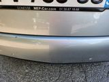 a close up of a license plate on a car