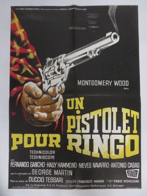 une affiche du film de 1971, « Un bisolet pour Ringo »