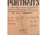 an old poster with a drawing of a woman on it