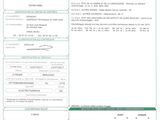 a close up of a document with a barcode on it