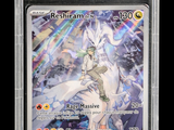 a close up of a card in a plastic case