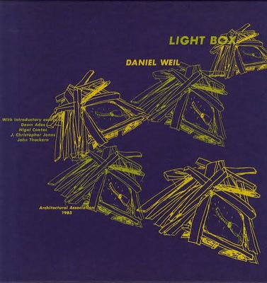 une image représentant la couverture d'un livre bleu sur laquelle figure le dessin d'une structure en bois