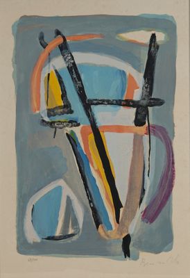 Bram Van VELDE (1895-1981) Composition - Photo 1