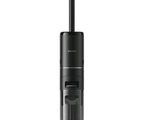 a close up of a vacuum cleaner on a white background