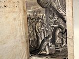 un vieux livre avec l'image d'un homme et d'une femme