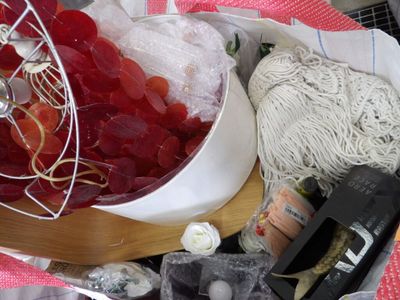 a bowl of jellys and a bowl of noodles on a table