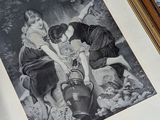 a picture of a picture of a family having a picnic