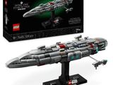 Le chasseur impérial Lego Star Wars est présenté devant une boîte