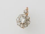 an antique diamond cluster ring