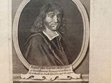 an old black and white photo of a man with long hair