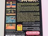 the back cover of a nintendo game box with a picture of a dragon on it