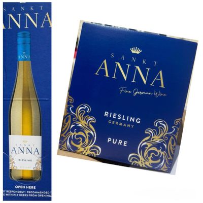 Lot de 8 cubis de riesling en 1,5 litre chacun