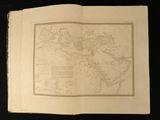 an old map of the british and canadian provincess is shown in a book