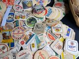many different types of stickers on the table