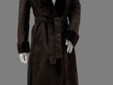 an image of a mannequin dressed in a brown coat
