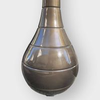 Importante paire de lampes balustre à trois lumières en céra… (photo 3)