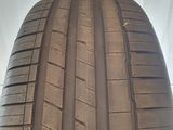 the tire of a car is shown on the side of the road