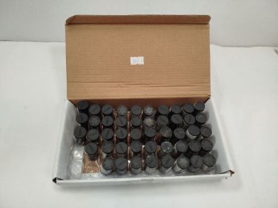 a box of bottles that are sitting on a table