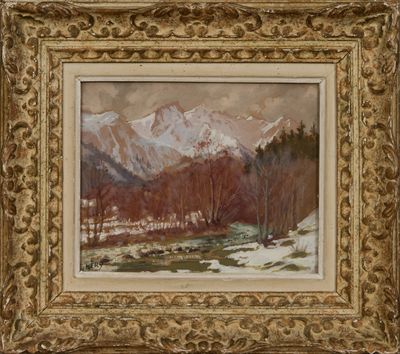 Louis Mery (1877-1967) Fond de France : Le Bréda et le Massi…