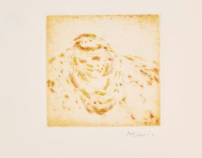 une image représentant le dessin d'une femme portant un foulard