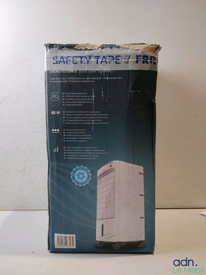 a box of safety tape on the table