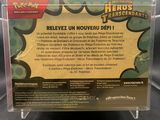 a close up of a box with a card inside of it
